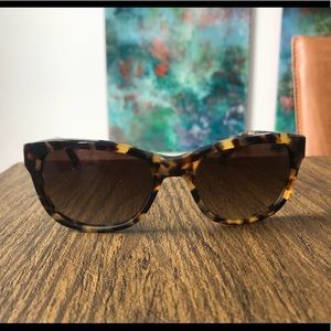 Tory Burch TY7044 54mm Spotty Tortoise Sunglasses